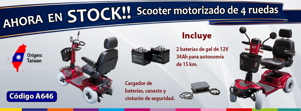 AHORA EN STOCK !!! SCOOTER MOTORIZADO DE 4 RUEDAS !!! AHORA EN STOCK !!! SCOOTER MOTORIZADO DE 4 RUEDAS !!!
