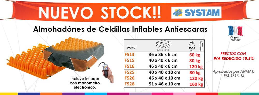 NUEVO STOCK - SYSTAM !!! ALMOHADONES DE CELDILLAS INFLABLES ANTIESCARAS !!! NUEVO STOCK - SYSTAM !!! ALMOHADONES DE CELDILLAS INFLABLES ANTIESCARAS !!!