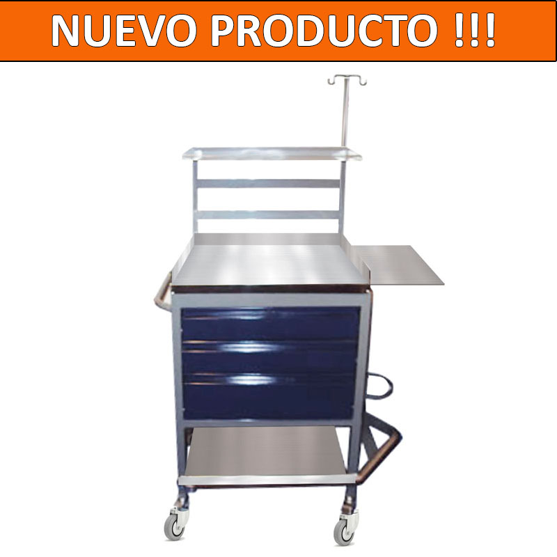 Carro de Emergencia con alzada
